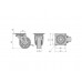 Ролик D50 з майданчиком GIFF DESIGN прозорий
