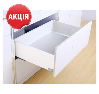 Ящик висувний FlatBox L=550 H=116 білий (GIFF) (АКЦІЯ)