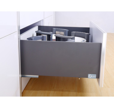 Ящик висувний FlatBox L=550 H=199 графіт (GIFF)