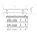 РУЧКА РЕЙЛІНГОВА GIFF RE1004/192 L=272 RS ХРОМ