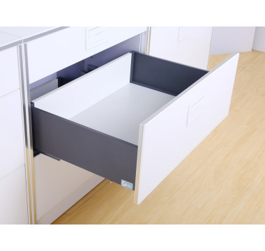 Ящик висувний FlatBox L=550 H=116 графіт (GIFF)