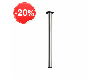 Опора меблева 60*710 GIFF Rondella G6 матовий хром (РОЗПРОДАЖ)