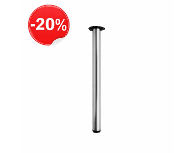 Опора меблева 60*820 GIFF Rondella G6 матовий хром (РОЗПРОДАЖ)