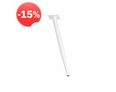 Опора нерегульована конічна GIFF Ancona H=400 білий глянець (РОЗПРОДАЖ)