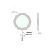 Підсвітка LED GIFF Lira 1,5W БІЛЕ ТЕПЛЕ світло, металік (БП SPS) 