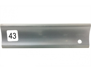 Плінтус алюміній №43 L-3000 пластик