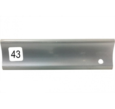 Плінтус алюміній №43 L-3000 пластик