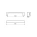 Ручка скоба Gamet UU52-0320-R213 Soft Touch графіт