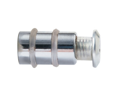 Кріплення для скла одностороннє з гвинтом GIFF хром 